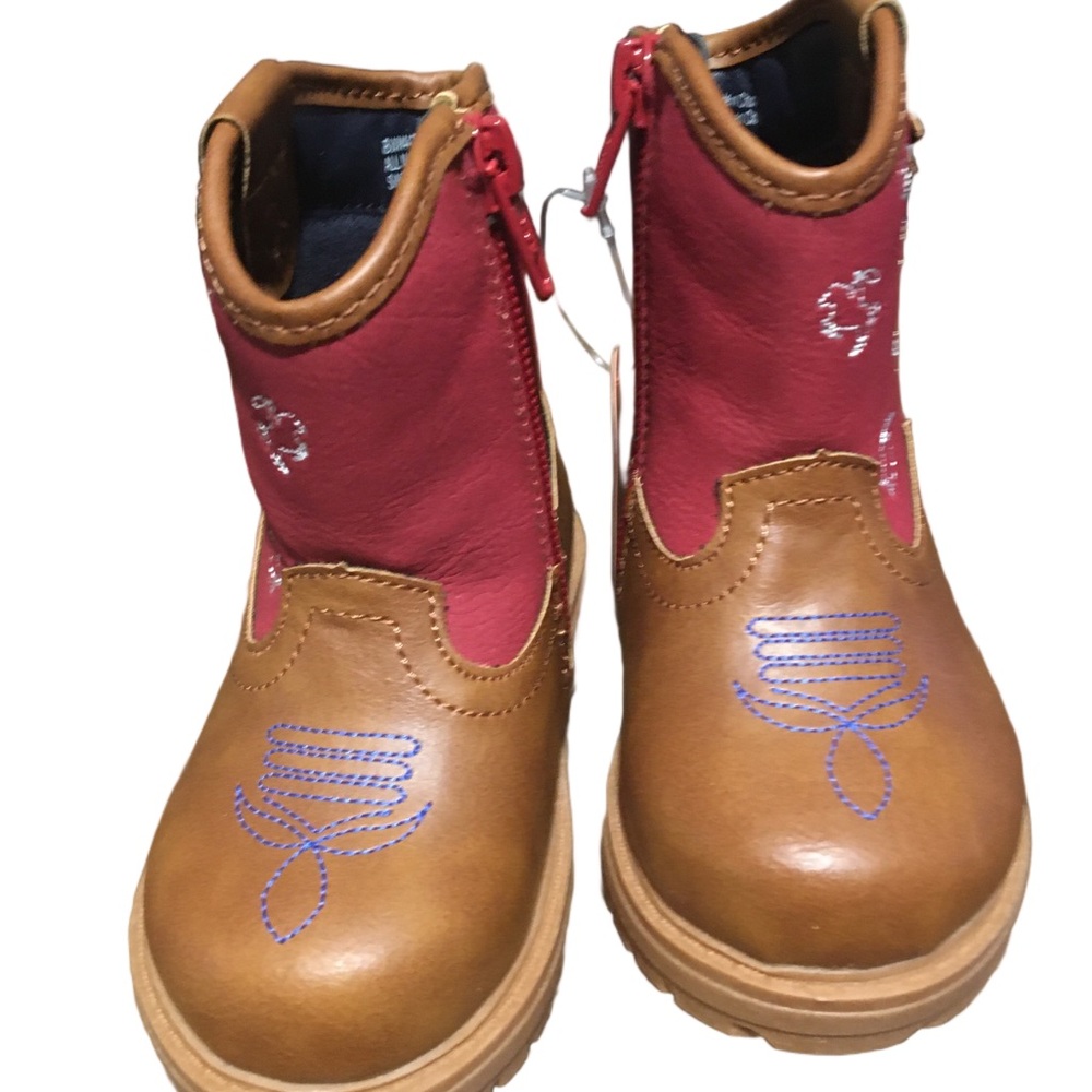 Wonder Nation Western Novelty Boots cowboy sheriff - Picture 2 of 7